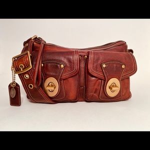 65th Anniversary Coach Shoulder Bag (Whiskey)